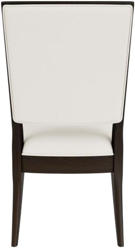 Riverside Furniture Lydia Dark Cabernet/White Upholstered Side Chair-3