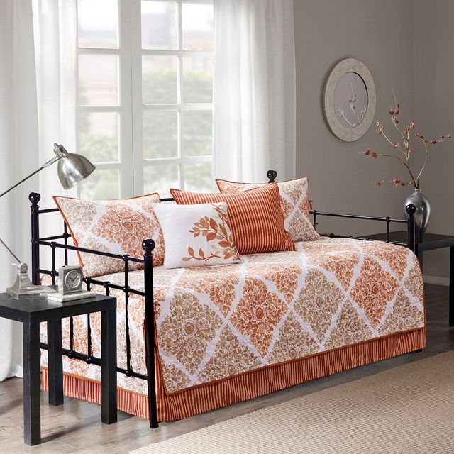 Olliix by Madison Park 6 Piece Spice Claire Reversible Daybed Cover Set-0