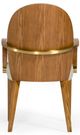 VIG Furniture Modrest Rexford Taupe/Walnut Modern Dining Armchair-3