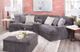 Jackson Furniture Mammoth 3-Piece Smoke Sectional Sofa-3
