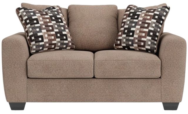 Benchcraft® Triston-Peaks Suede Loveseat-2