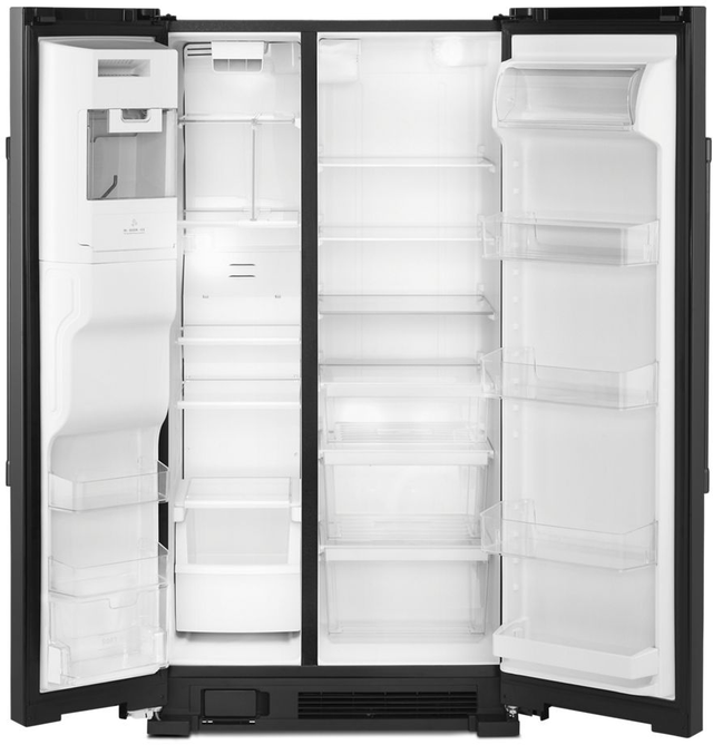 Maytag® 36" 24.5 Cu. Ft. Black Side By Side Refrigerator-1