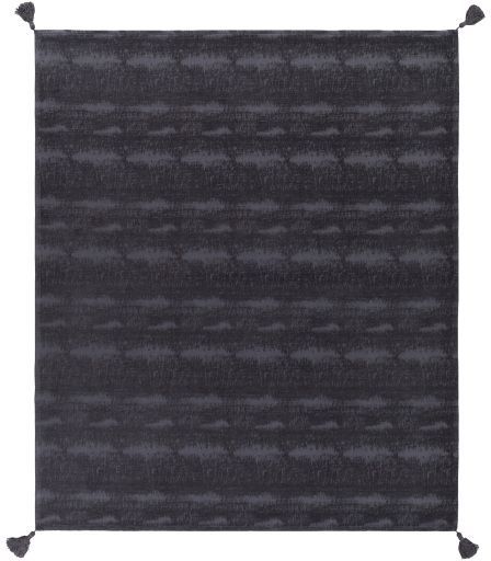 Surya Copacetic Navy 50"x60" Throw Blanket-1