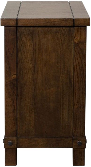 Riverside Furniture Windridge Sagamore Burnished Ash Chairside Chest-2
