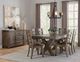 Artisan & Post by Vaughan-Bassett Dovetail Aged Gray Horizontal Slat Dining Side Chair-1