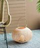 A & B Home Beige Medium Bamboo Lantern-4