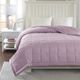 Olliix by Madison Park Lilac King Windom All Season Hypoallergenic Microfiber Down Alternative Blanket with 3M Scotchgard-3