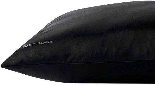 BEDGEAR® Hyper-Silk™ Performance® Black King Pillow Case-2