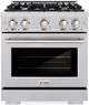 ZLINE Select 30" Stainless Steel Pro Style Gas Range-0