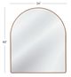 Bassett Mirror Hazel Brown Arched Mantel Mirror-3