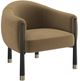 Caracole® Baton Caracole Upholstery Chocolate Truffle Accent Chair-0
