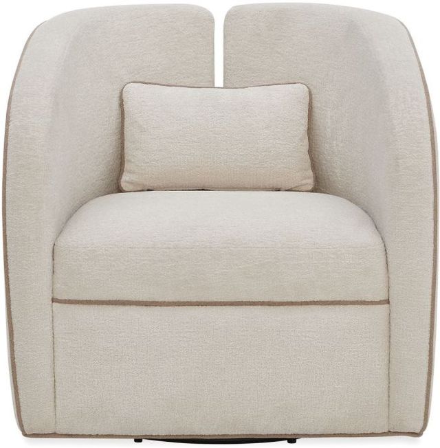 Uttermost® Vega Beige Swivel Chair-3