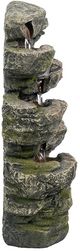 A & B Home Gray/Green Small Cascading Fountain-3