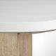 Uttermost® Tatli Ivory Side Table with Light Oatmeal Base-4