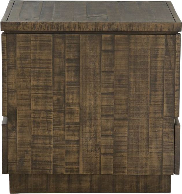 Magnussen Home® Baisden Tobacco Rectangular End Table-4
