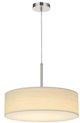 Cal® Lighting & Accessories Brushed Steel/White Dimmable Pendant-1
