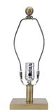 A & B Home Brown/White Square Table Lamp-3