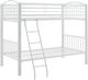 Powell® Heavy White Twin/Twin Metal Bunk Bed-0
