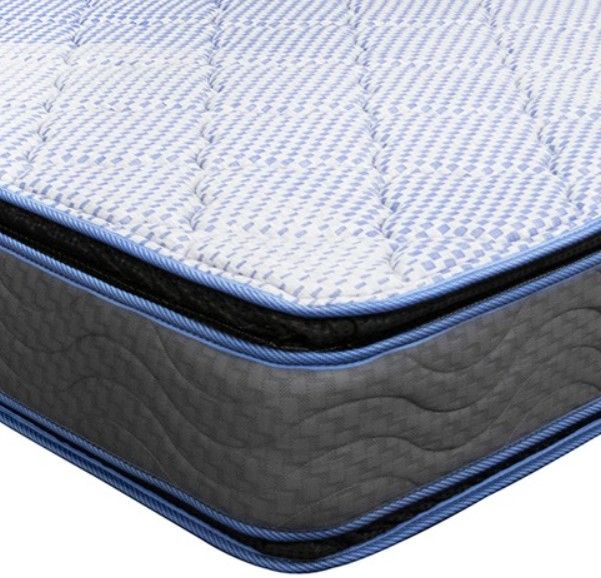 American Wholesale Furniture Sequoia 10.5" Innerspring Plush Pillow Top King Mattress-1