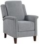 Homelegance® Lansing Gray Manual Push Back Recliner-0