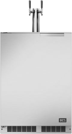 DCS 24" Stainless Steel Left Hinge Outdoor Beer Dispenser