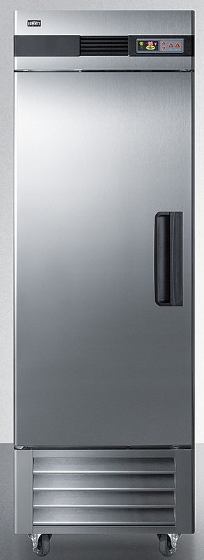 Summit® 28 in. 23.0 Cu. Ft. Stainless Steel Column Refrigerator