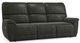 La-Z-Boy® Norris Shitake Leather Power Reclining Sofa with Headrest-0