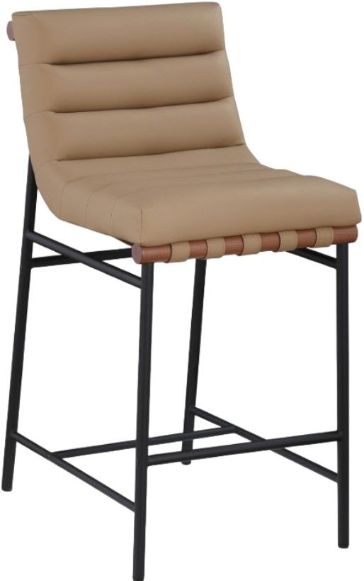 Meridian Furniture Burke Tan Counter Stool-0