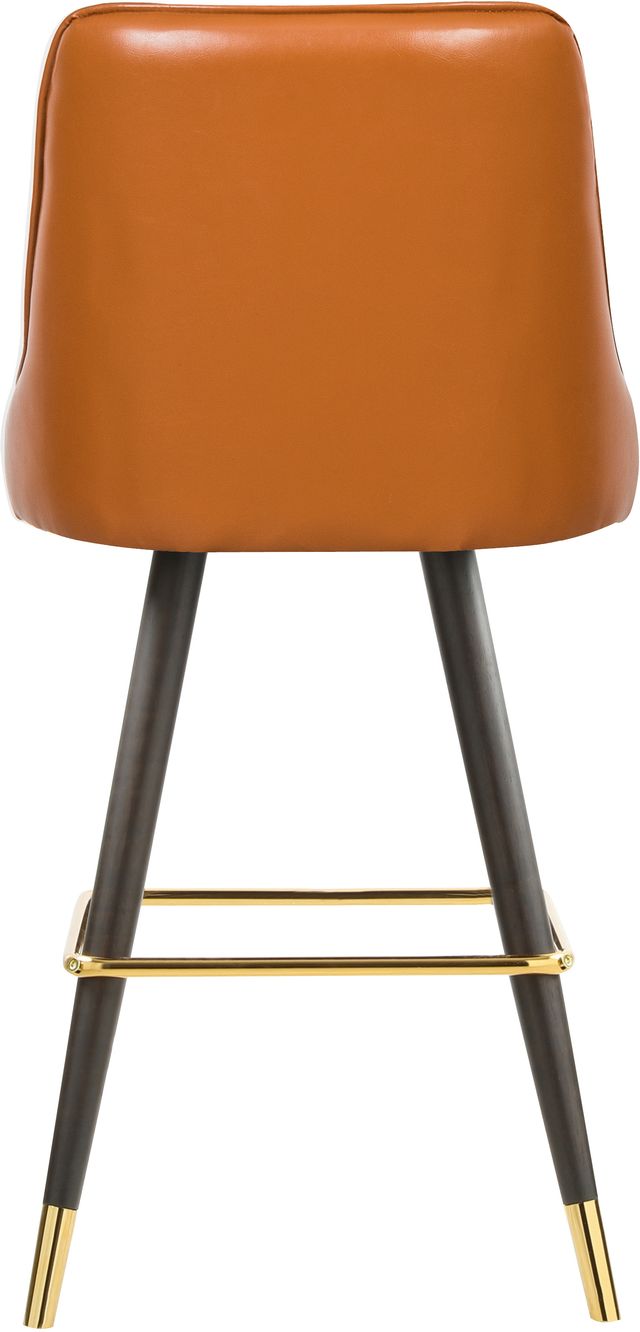 Meridian Furniture Portnoy Cognac Vegan Leather Counter Stool-3