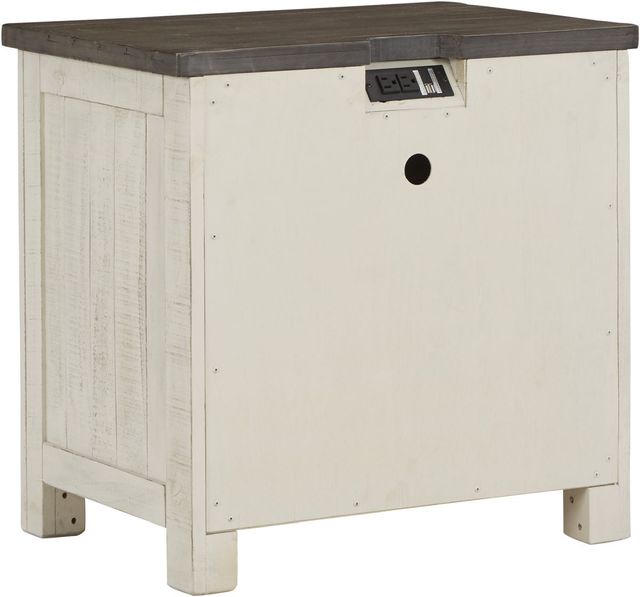 Benchcraft® Brewgan Two-Tone Nightstand-2