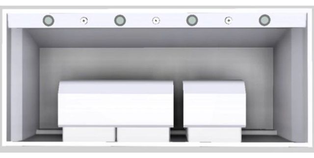Vent-A-Hood® Designer Series 54" White Wall Mounted Range Hood-3