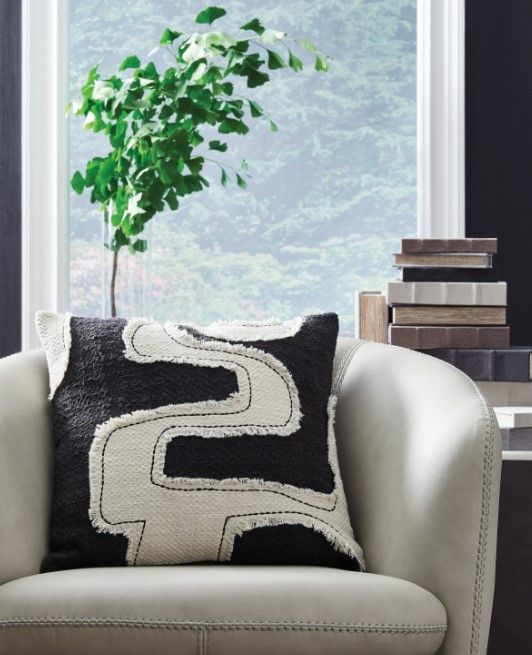 Signature Design by Ashley® Veerbank Beige/Black Throw Pillow-3