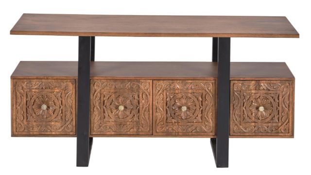 Jaipur Furniture Ermias Brown 70" Console-1