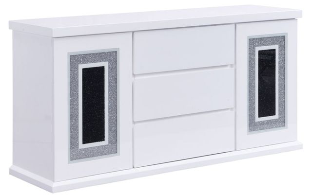 Global Furniture USA Monaco White Buffet-0