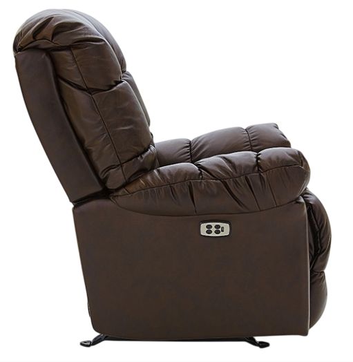 Best® Home Furnishings Customizable Brosmer Leather Power Tilt Headrest Swivel Glider Recliner-2