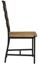 Intercon Newport Black/Natural Oak Side Chair-2