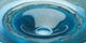 Giftcraft Blue/Gold/Turquoise Glass Plate-1