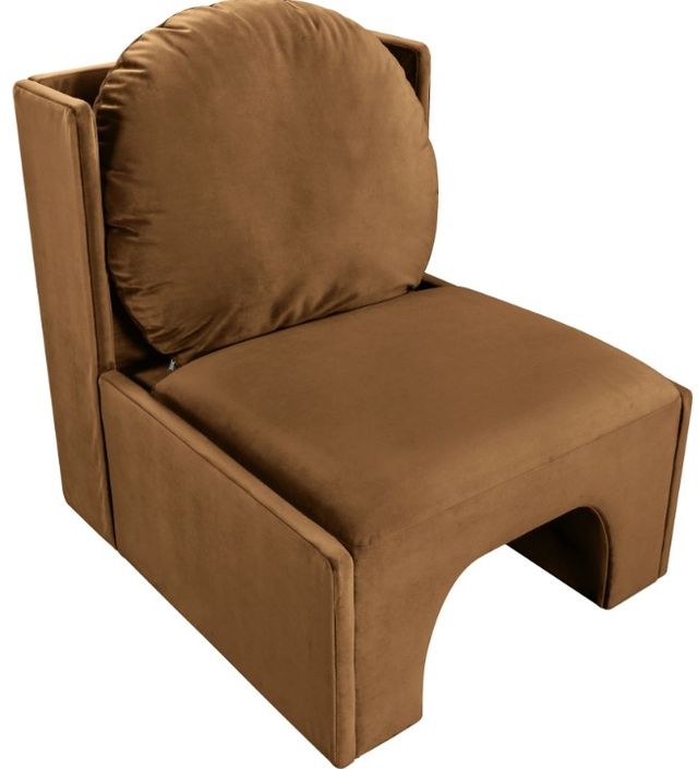 Meridian Furniture Sigma Saddle Velvet Upholstered Accent Chair-2