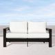 Enclover Hickory Black/White Loveseat-1