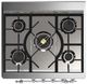 Ilve® Majestic III 30" Emerald Green Pro Style Dual Fuel Liquid Propane Range with 5 Black Brass Burners and Chrome Trim-4