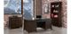 Handstone Pemberton Double Pedestal Executive Desk with Pencil drawer with flip down front-1