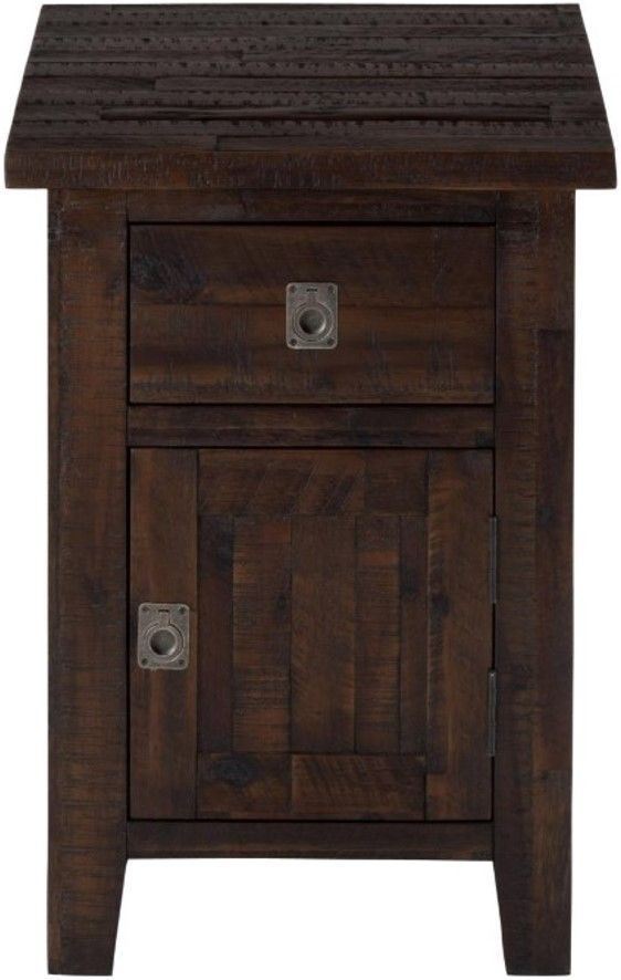 Jofran Inc. Kona Grove Brown Cabinet Chairside Table-2
