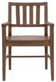 Hooker® Furniture Driftwood Worn Saddle Splatback Dining Arm Chair-1