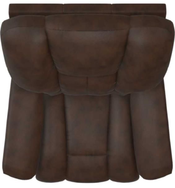 La-Z-Boy® Maverick Walnut Leather Power Rocking Recliner with Headrest-4