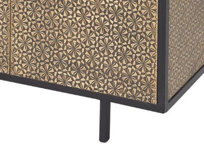 Jaipur Furniture Emilia Black/Brown Cabinet-2
