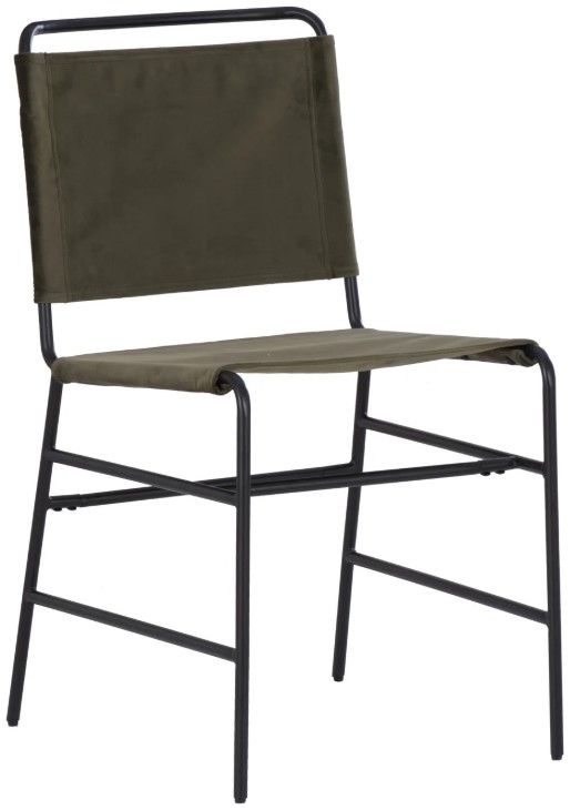 Powell® Wade Black/Green Dining Chair-0