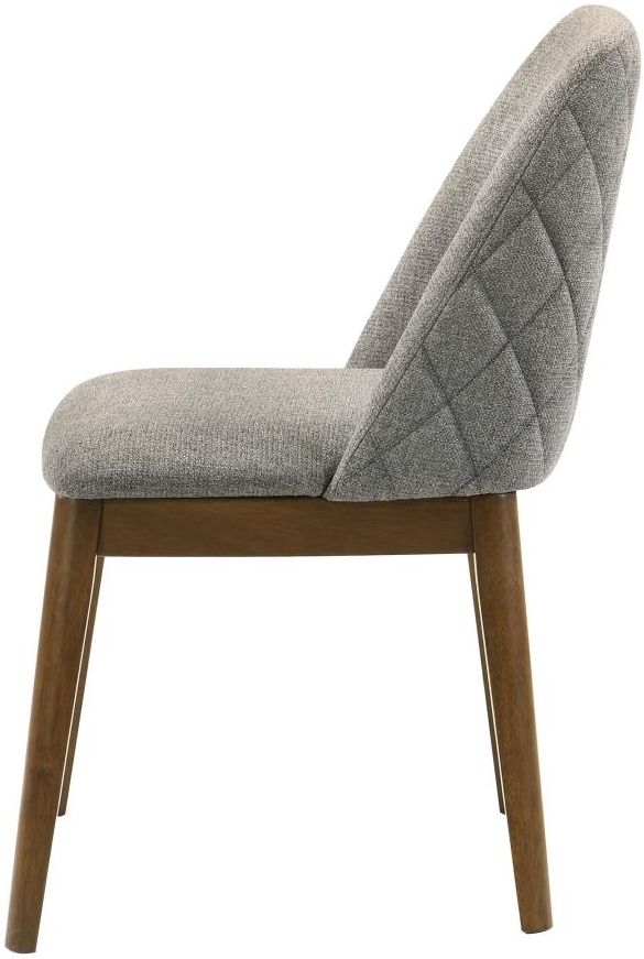 Coaster® Upholstered Franklin Gray Dining Side Chair-2