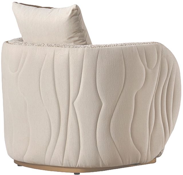 Michael Amini® Gineverra Biscotti/Ivory Gold Bouclé Accent Chair-3