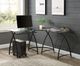 ACME Furniture Dazenus Black/Clear Computer Desk-1