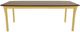 Mavin Customizable 42" x 66" Boat Extendable Dining Table with 18" Leaf-1